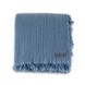 Покривало Penelope - Soflin Muslin mavi блакитний, 220х240 см., Двоспальний, Двоспальний євро