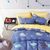 Постільна білизна в ліжечко Viluta 455 Сатин твил, Синій