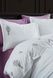 Постільна білизна Dantela Vita сатин з вишивкою - Lavender, Євро, 240х260 см., 200х220 см., 1, 50х70 см., 4