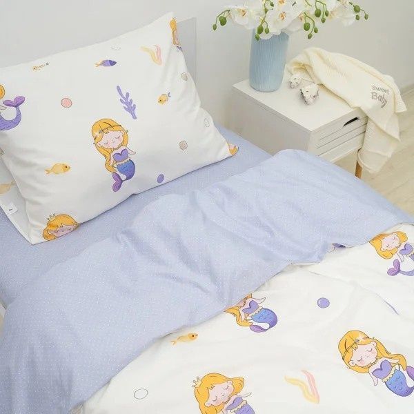 Постільна білизна підліткова Viluta Сатин Twill 769, Полуторний, 150х220 см., 143х210 см., 1, 50х70 см., 1