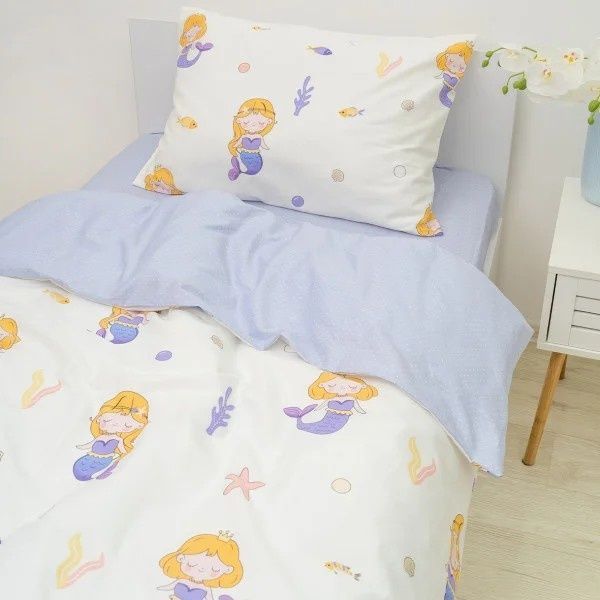 Постільна білизна підліткова Viluta Сатин Twill 769, Полуторний, 150х220 см., 143х210 см., 1, 50х70 см., 1