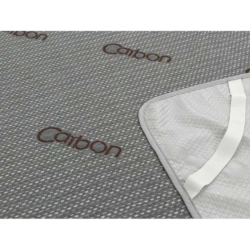 Наматрацник водонепроникний РУНО Carbon, Сірий, 120х190 см., Водонепроникний