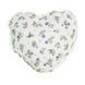 Подушка Прованс Серце lilac Rose з мережкою 28х28 см.