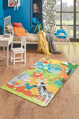 Дитячий килимок Chilai Home ANIMALS 100х160 см., Жовтий