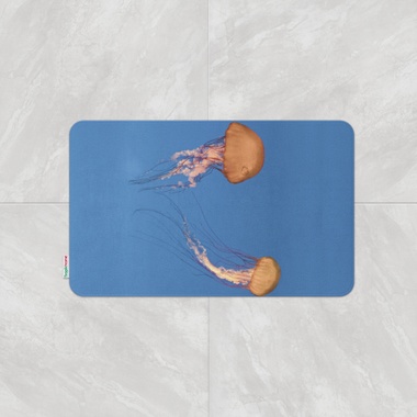 Килимок для ванни Tabe Jellyfish 60х100 см., Синій