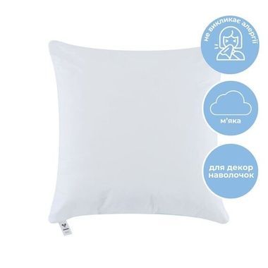 Подушка IDEIA NORDIC CLASSIC білий, Білий, 45х45 см., 386 г.