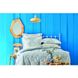 Постільна білизна Karaca Home ранфорс - Anemos mavi 2020-2 блакитний, Євро, 240х260 см., 200х220 см., 1, 50х70 см., 4