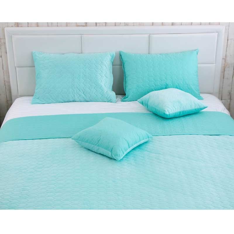 Подушка декоративна РУНО Tiffany, Ментоловий, 40х40 см.