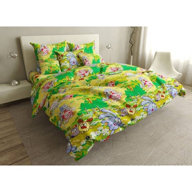 Постельное белье в кроватку Marcel ранфорс 521, Зеленый
