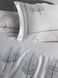 Постільна білизна Dantela Vita сатин з вишивкою - Pamira beyaz білий, Євро, 240х260 см., 200х220 см., 1, 50х70 см., 4