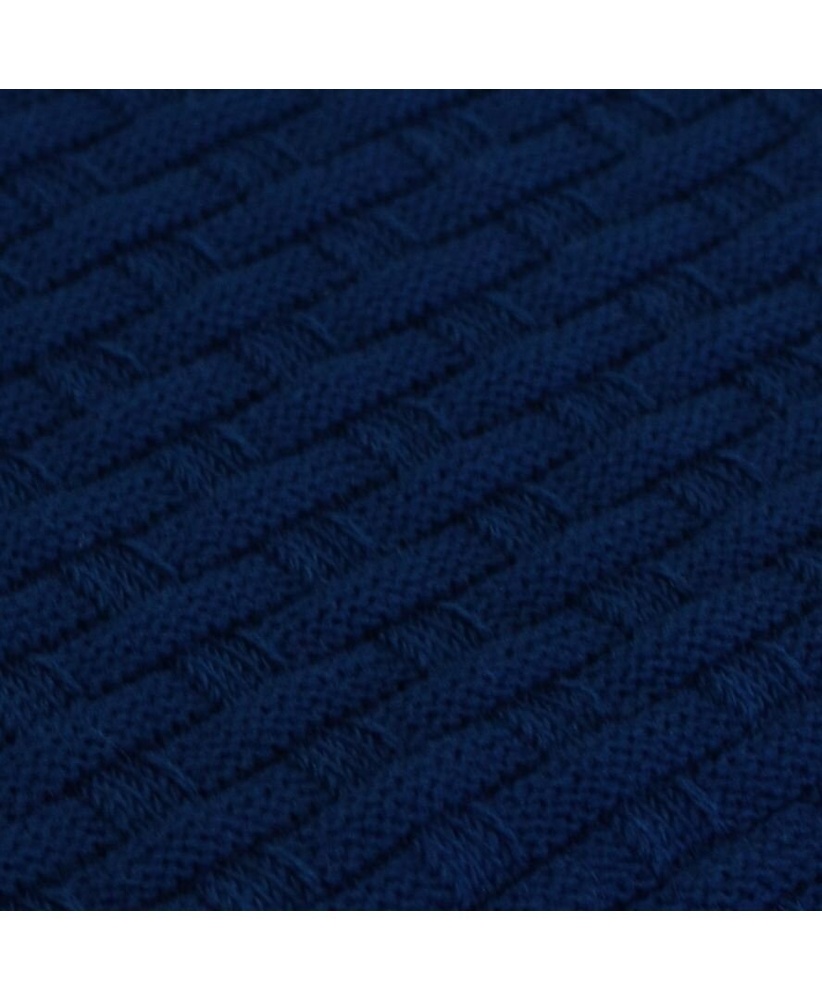 Плед Прованс шато Темно-синій (127), 90х130 см.