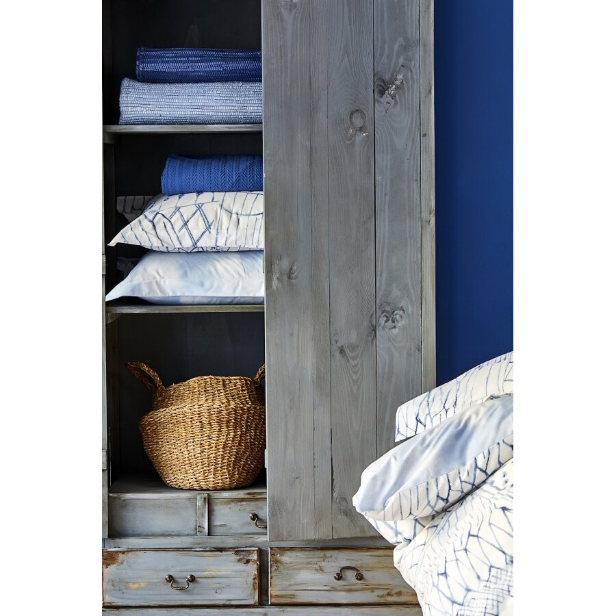 Постільна білизна Karaca Home - Felinda mavi 2019-2 блакитний, Полуторний, 180х240 см., 160х230 см., 50х70 см., 1