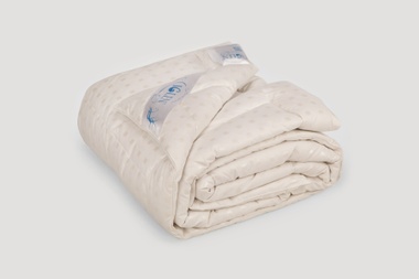 Одеяло INGLEN стеганое 70% пуха, 30% мелкого пера Зимнее 110х140 см.