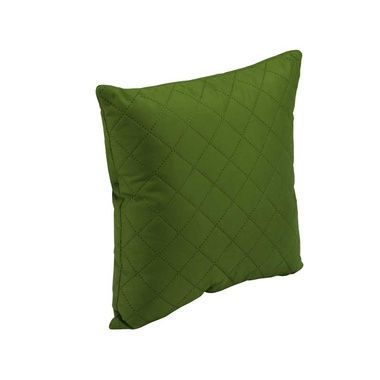 Подушка декоративна РУНО Olive Green ромб, Зелений, 40х40 см.