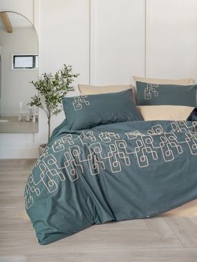 Комплект постільної білизни Cotton box KERJA BEJ, Євро, 240х260 см., 200х220 см., 1, 50х70 см., 4