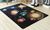 Килим в дитячу кімнату Confetti Planets Siyah 100x150, Чорний