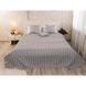 Покривало стьобане Руно Grey Braid, 150х212 см., Полуторний