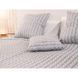 Покривало стьобане Руно Grey Braid, 150х212 см., Полуторний