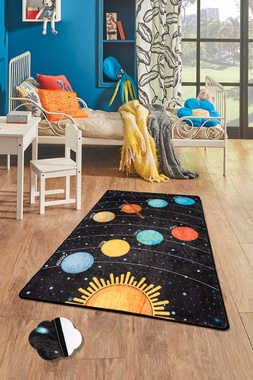 Дитячий килимок Chilai Home GALAXY 100х160 см., Чорний