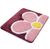 Килимок для ванни Chilai Home FLOWER MOR 50х60 см., Темно-рожевий