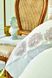 Постільна білизна Karaca Home ранфорс Daniella pudra пудра з гіпюром, Євро, 240х260 см., 200х220 см., 1, 50х70 см., 4