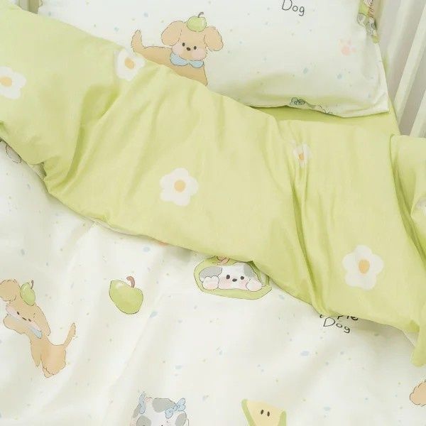 Постільна білизна в ліжечко Viluta Сатин Twill 763, Оливковий