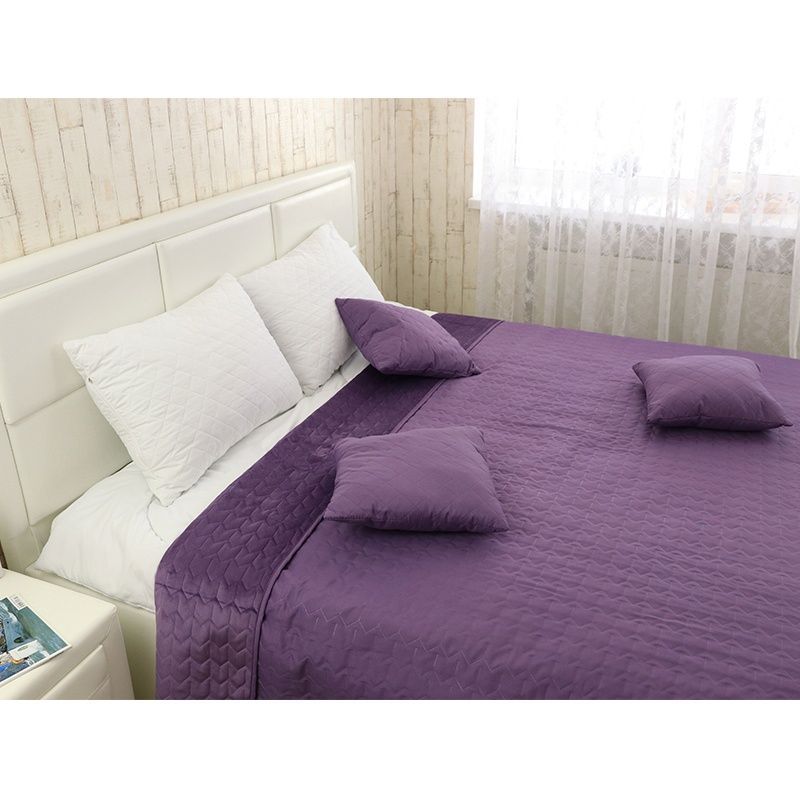 Подушка декоративна РУНО violet ромб, Фіолетовий, 40х40 см.