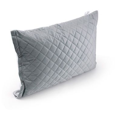 Чохол на подушку РУНО Dark Grey ромб, Сірий, 50х70 см.