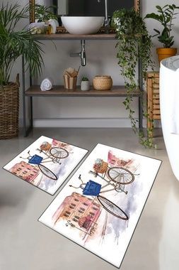 Килимки для ванної кімнати Chilai Home DANCE STREET DJT 2LI , Білий