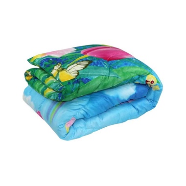 Одеяло РУНО силиконовое Тюльпан Демисезонное 140х205 см.