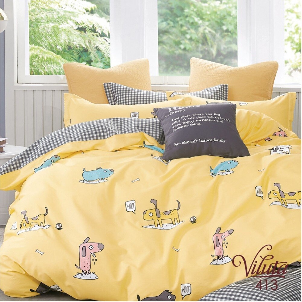Постільна білизна в ліжечко Viluta Сатин Твил 413, Жовтий