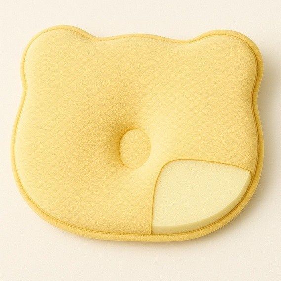 Подушка ортопедична IDEIA BabyComfort PAPAELLA жовта, Жовтий, 27x22x3 см., 130 г.
