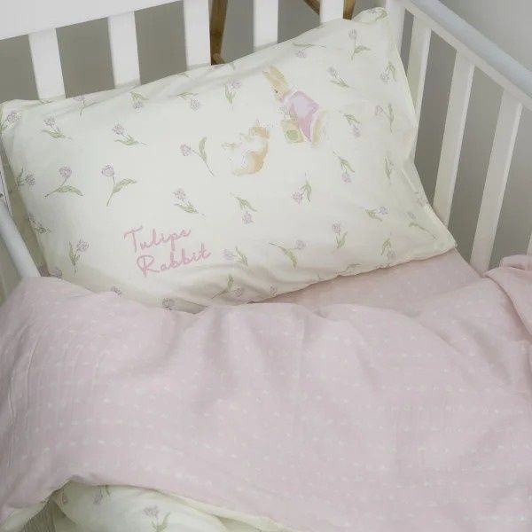 Постільна білизна в ліжечко Viluta 806 Сатин Twill, Кремовий