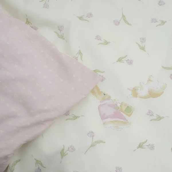 Постільна білизна в ліжечко Viluta 806 Сатин Twill, Кремовий