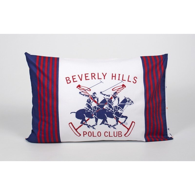 Наволочки Beverly Hills Polo Club - BHPC 009 Red 50х70 - 2 шт, Червоний, 50х70 см.