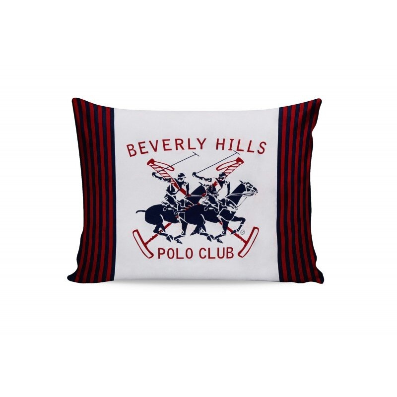 Наволочки Beverly Hills Polo Club - BHPC 009 Red 50х70 - 2 шт, Червоний, 50х70 см.