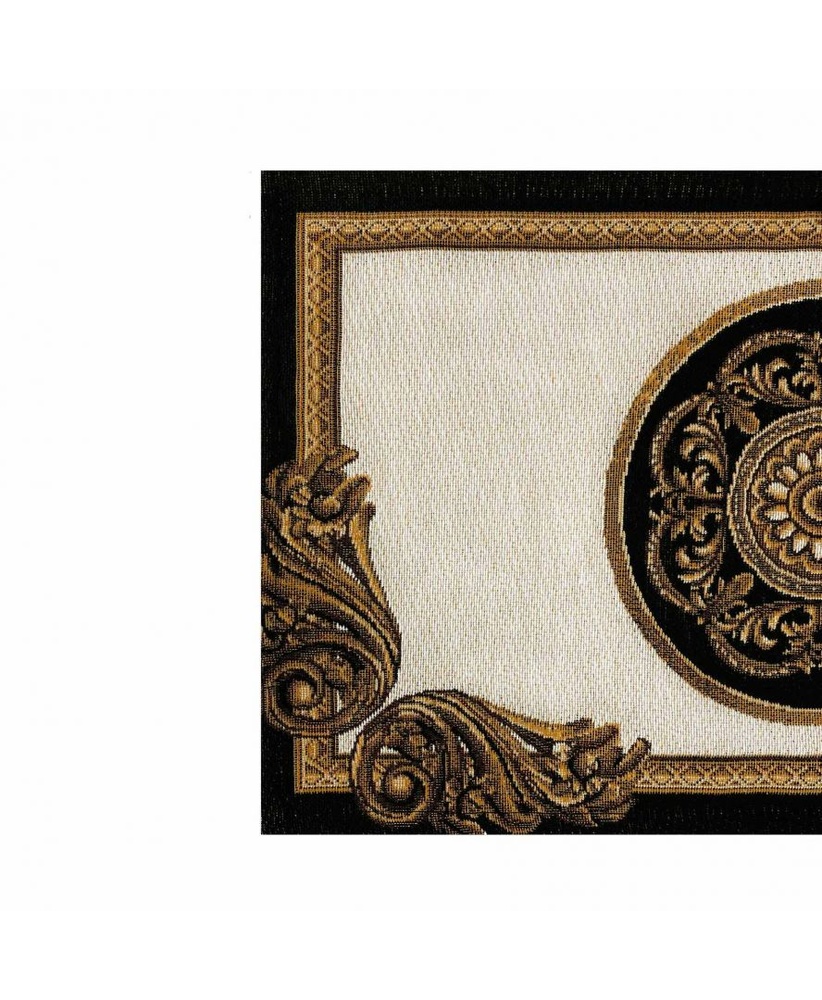Серветка Прованс Baroque, Чорно-білий, 30х50 см.