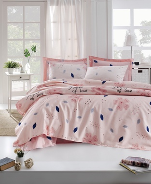 Покривало піке Lotus Home Perfect - Flowers рожевий, 200х235 см., Двоспальний, Двоспальний євро