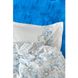 Постільна білизна Karaca Home ранфорс - Charlina mavi 2020-2 блакитний, Євро, 240х260 см., 200х220 см., 1, 50х70 см., 2