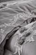 Постільна білизна Dantela Vita сатин з мережевом - Safir antrasit антрацит, Євро, 240х260 см., 200х220 см., 1, 50х70 см., 4