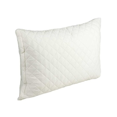 Чохол на подушку РУНО дизайн ромб, Білий, 50х70 см.