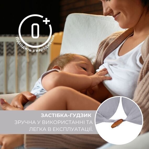 Подушка IDEIA SD STANDART для годування сірий-беж, Бежевий, 30х190 см., 1000 г.