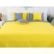Покривало стьобане Руно Yellow Grey, 150х220 см., Полуторний