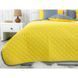Покривало стьобане Руно Yellow Grey, 150х220 см., Полуторний