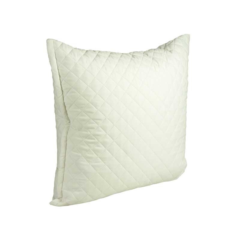 Чохол на подушку РУНО дизайн ромб, Білий, 70х70 см.
