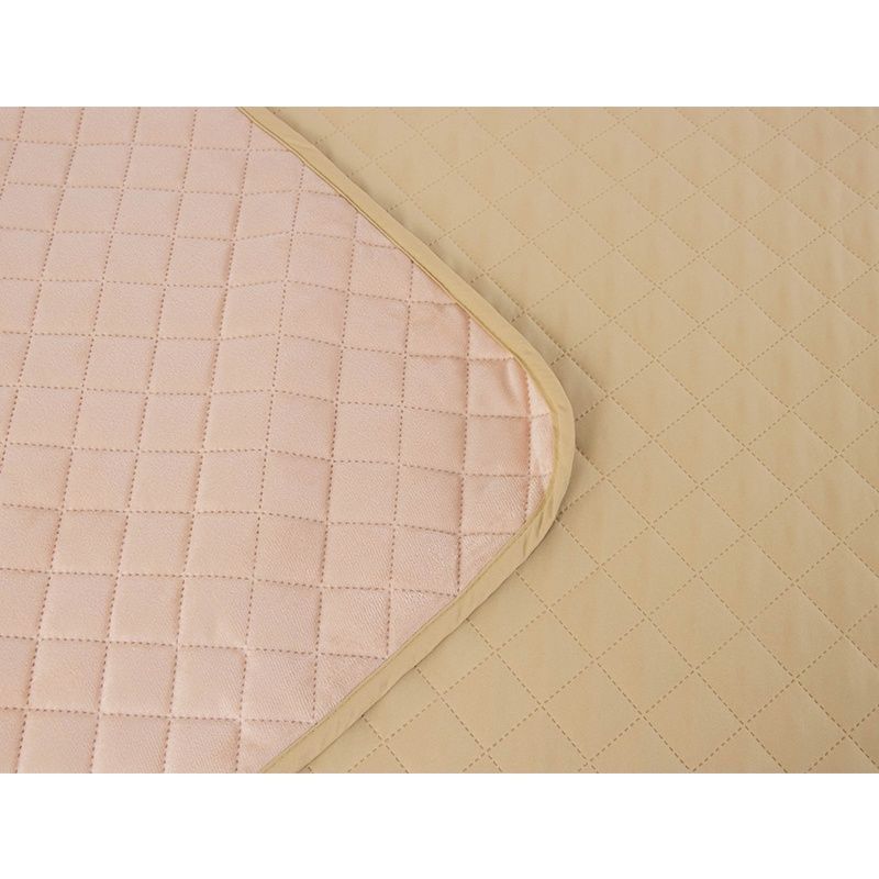 Покривало стьобане Руно Apricot ромб, 150х220 см., Полуторний