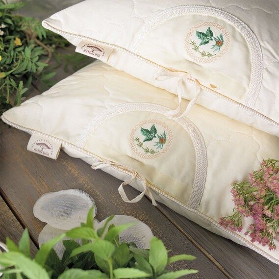 Подушка IDEIA Aromavita з гречаною лузгою, Білий, 50х70 см., 3500 г.