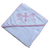 Рушник для хрещення з куточком 92 * 92 ZeronРозовий, Білий