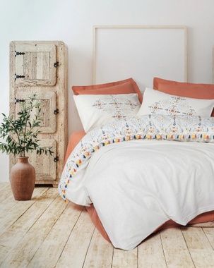 Постільна білизна Cotton box MILIS KIREMIT, Євро, 240х260 см., 200х220 см., 1, 50х70 см., 2