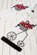 Килимок для ванни Chilai Home Alacati Red, Сірий
